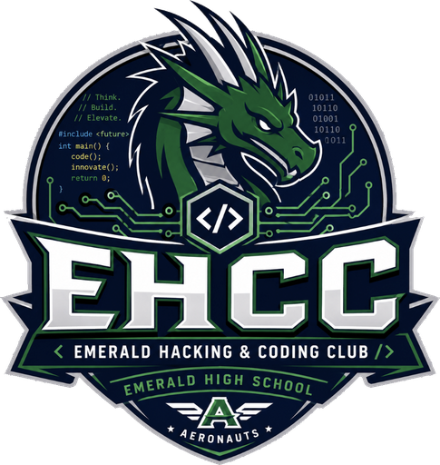 Emerald Hacking & Coding Club logo